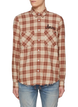 首图 - 点击放大 - AMIRI - Amiri Shotgun Cotton Flannel Shirt