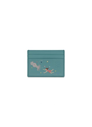 首图 - 点击放大 - LOEWE - X Suna Fujita Deep Sea Plain Leather Cardholder