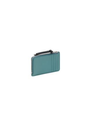 模特儿示范图 - 点击放大 - LOEWE - X Suna Fujita Deep Sea Leather Coin Cardholder