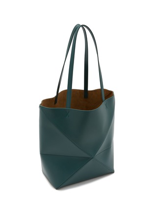 细节 - 点击放大 - LOEWE - Medium Puzzle Fold Leather Tote