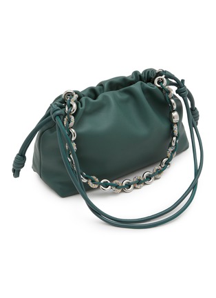 细节 - 点击放大 - LOEWE - Large Flamenco Dot Chain Leather Purse