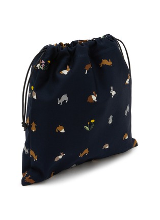 细节 - 点击放大 - LOEWE - X Suna Fujita Bunnies Canvas Drawstring Pouch