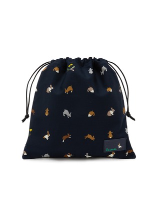 首图 - 点击放大 - LOEWE - X Suna Fujita Bunnies Canvas Drawstring Pouch