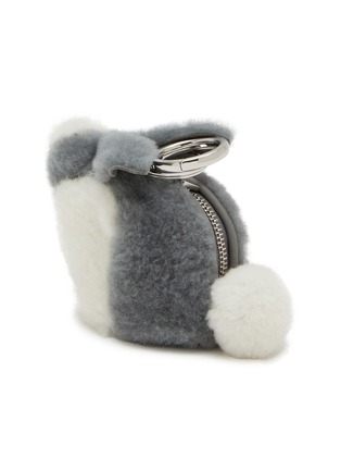 细节 - 点击放大 - LOEWE - Bunny Coin Shearling Purse Charm