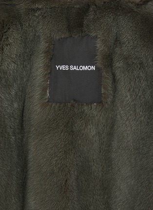 细节 - 点击放大 - YVES SALOMON - Fur Lining Padded Coat