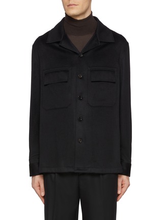 首图 - 点击放大 - ZEGNA - Oasi Flap Pocket Cashmere Shirt Jacket