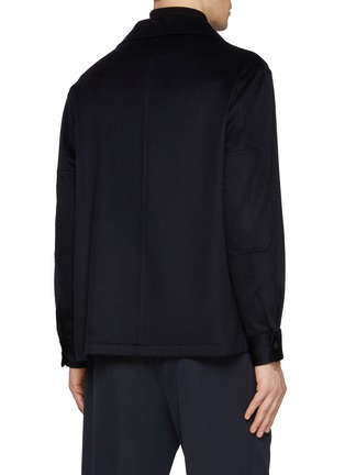 背面 - 点击放大 - ZEGNA - Oasi Flap Pocket Cashmere Shirt Jacket