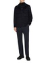 模特儿示范图 - 点击放大 - ZEGNA - Oasi Flap Pocket Cashmere Shirt Jacket