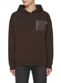 首图 - 点击放大 - LOEWE - Leather Anagram Patch Relaxed Cotton Hoodie