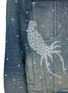  - LOEWE - Detachable Shearling Collar Printed Denim Jacket