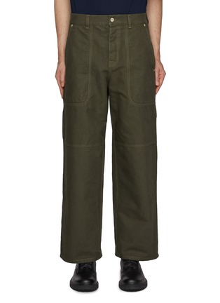 首图 - 点击放大 - LOEWE - Logo Patch Cotton Cargo Pants