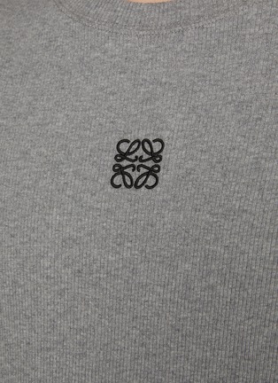  - LOEWE - 纯棉 ANAGRAM 刺绣 T 恤