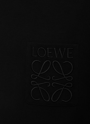  - LOEWE - ANAGRAM 刺绣纯棉 T 恤