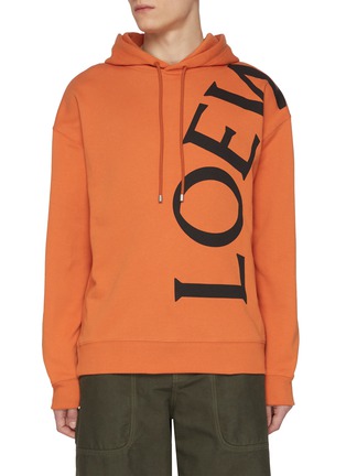 首图 - 点击放大 - LOEWE - Crossbody Logo Cotton Hoodie