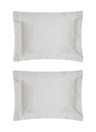 Main View - 点击放大 - SILKY MIRACLE - The One Pillow Case Set of 2 — Galaxy Grey