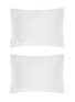 Main View - 点击放大 - SILKY MIRACLE - The One Pillow Case Set of 2 — Pearl White