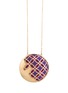 首图 - 点击放大 - NADA GHAZAL - My Muse Glory Enamel Gold Ruby Enamel Necklace