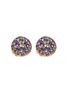 首图 - 点击放大 - NADA GHAZAL - Baby Malak Bonbon 18K Gold Sapphire Stud Earrings