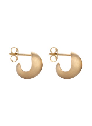 细节 - 点击放大 - NADA GHAZAL - My Muse Cocoon Pure Gold Round Small Earrings