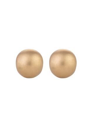 首图 - 点击放大 - NADA GHAZAL - My Muse Cocoon Pure Gold Round Small Earrings