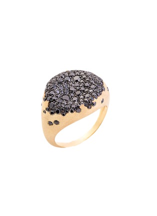 首图 - 点击放大 - NADA GHAZAL - Baby Malak Bombon 18K Gold Diamond Ring — EU 52