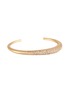 首图 - 点击放大 - NADA GHAZAL - My Muse Urban Winter Gold Diamond Thin Cuff — Size 17cm