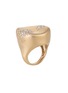 首图 - 点击放大 - NADA GHAZAL - My Muse Storm Winter Gold Diamond Oval Ring — Size EU52