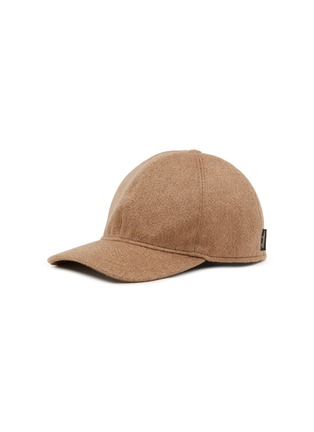 首图 - 点击放大 - BORSALINO - Logo Cashmere Baseball Cap