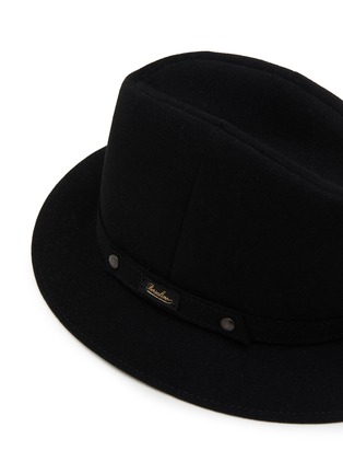 细节 - 点击放大 - BORSALINO - Logo Trim Packable Felt Pocket Hat