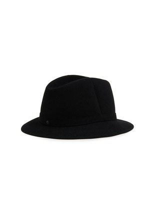 模特儿示范图 - 点击放大 - BORSALINO - Logo Trim Packable Felt Pocket Hat