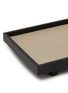 细节 –点击放大 - GIOBAGNARA - Jeremy Leather Insert Wenge Wood Tray — Stone