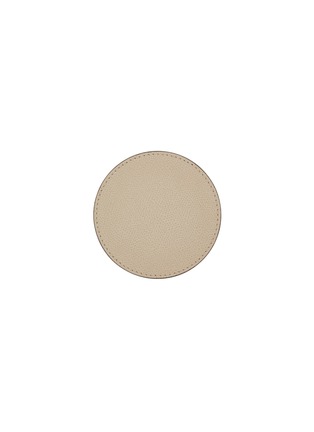 首图 –点击放大 - GIOBAGNARA - Leather Tao Coaster — Stone
