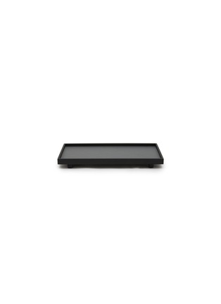 首图 –点击放大 - GIOBAGNARA - Jeremy Leather Insert Wenge Wood Tray — Graphite