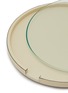 细节 –点击放大 - GIOBAGNARA - Gourmet Leather Covered Round Serving Tray — Ivory