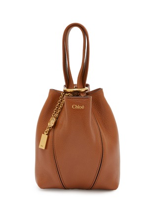 细节 - 点击放大 - CHLOÉ - Small Chloe Spin Leather Tote Bag