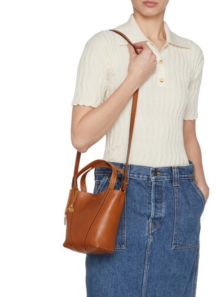 正面 -点击放大 - CHLOÉ - Small Chloe Spin Leather Tote Bag