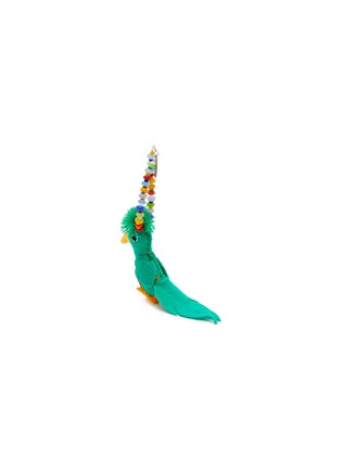 细节 - 点击放大 - BUNNY SHAPIRO - Animalito Parrot Bag Charm — Green