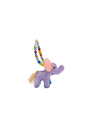 首图 - 点击放大 - BUNNY SHAPIRO - Animalito Elephant Bag Charm — Light Purple