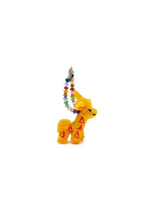 首图 - 点击放大 - BUNNY SHAPIRO - Animalito Giraffe Bag Charm — Yellow