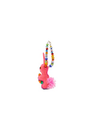 细节 - 点击放大 - BUNNY SHAPIRO - Animalito Rabbit Bag Charm — Neon Pink