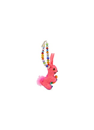 首图 - 点击放大 - BUNNY SHAPIRO - Animalito Rabbit Bag Charm — Neon Pink