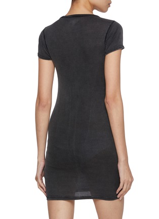 正面 -点击放大 - ALEXANDERWANG - 纯棉华夫格短袖连衣裙