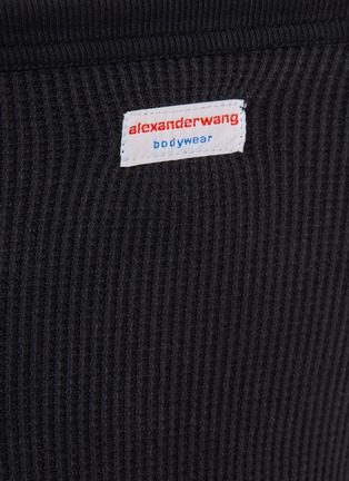  - ALEXANDERWANG - 混棉华夫格吊带连衣裙