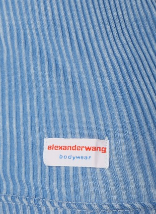  - ALEXANDERWANG - 纯棉华夫格背心