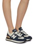 模特儿示范图 - 点击放大 - NEW BALANCE - 女款 574LG 系带运动鞋