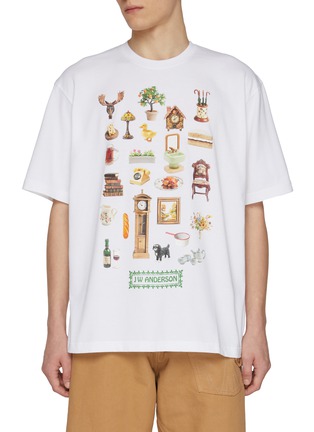 首图 - 点击放大 - JW ANDERSON - Diorama Print Cotton T-shirt