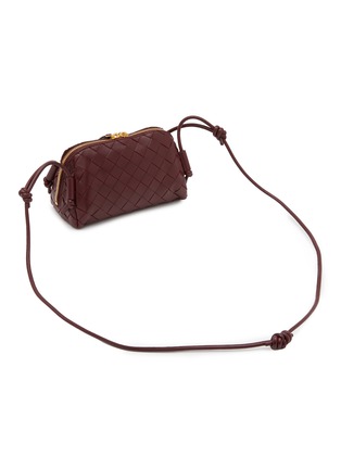 细节 - 点击放大 - BOTTEGA VENETA - Concert Intrecciato Leather Pouch Bag