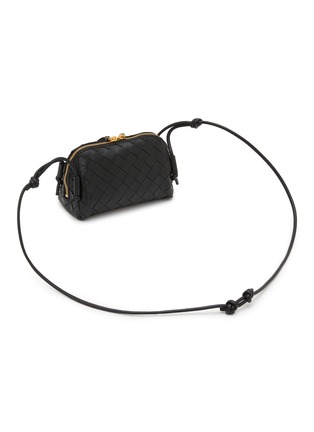 细节 - 点击放大 - BOTTEGA VENETA - Concert Intrecciato Leather Pouch Bag