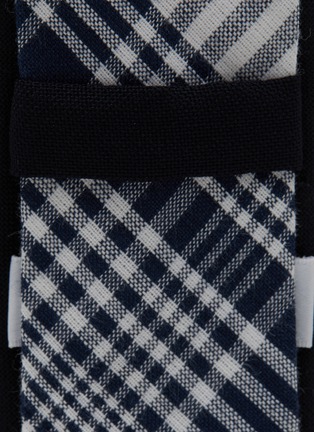 细节 - 点击放大 - THOM BROWNE - Mandras Checkered Tie