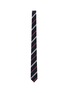 细节 - 点击放大 - THOM BROWNE - Mogador Striped Silk Cotton Tie